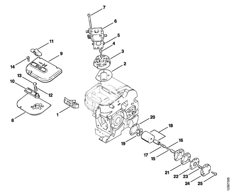 STIHL 9079-319-0670 Bout met platkop M4x14 positie 4 technische tekening