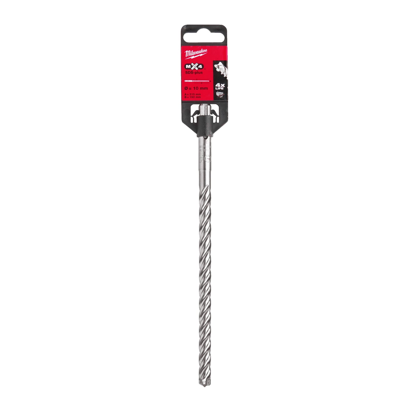 Milwaukee SDS-Plus MX4 Hamerboor - 10 x 215 mm