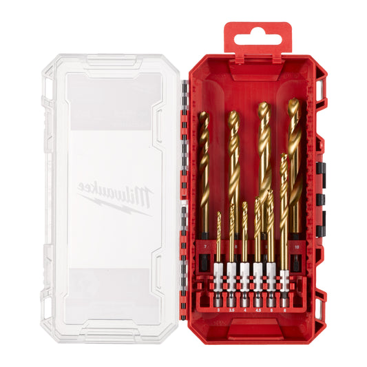 Milwaukee Shockwave HSS-G Red Hex Set - 10xkeizers_nu