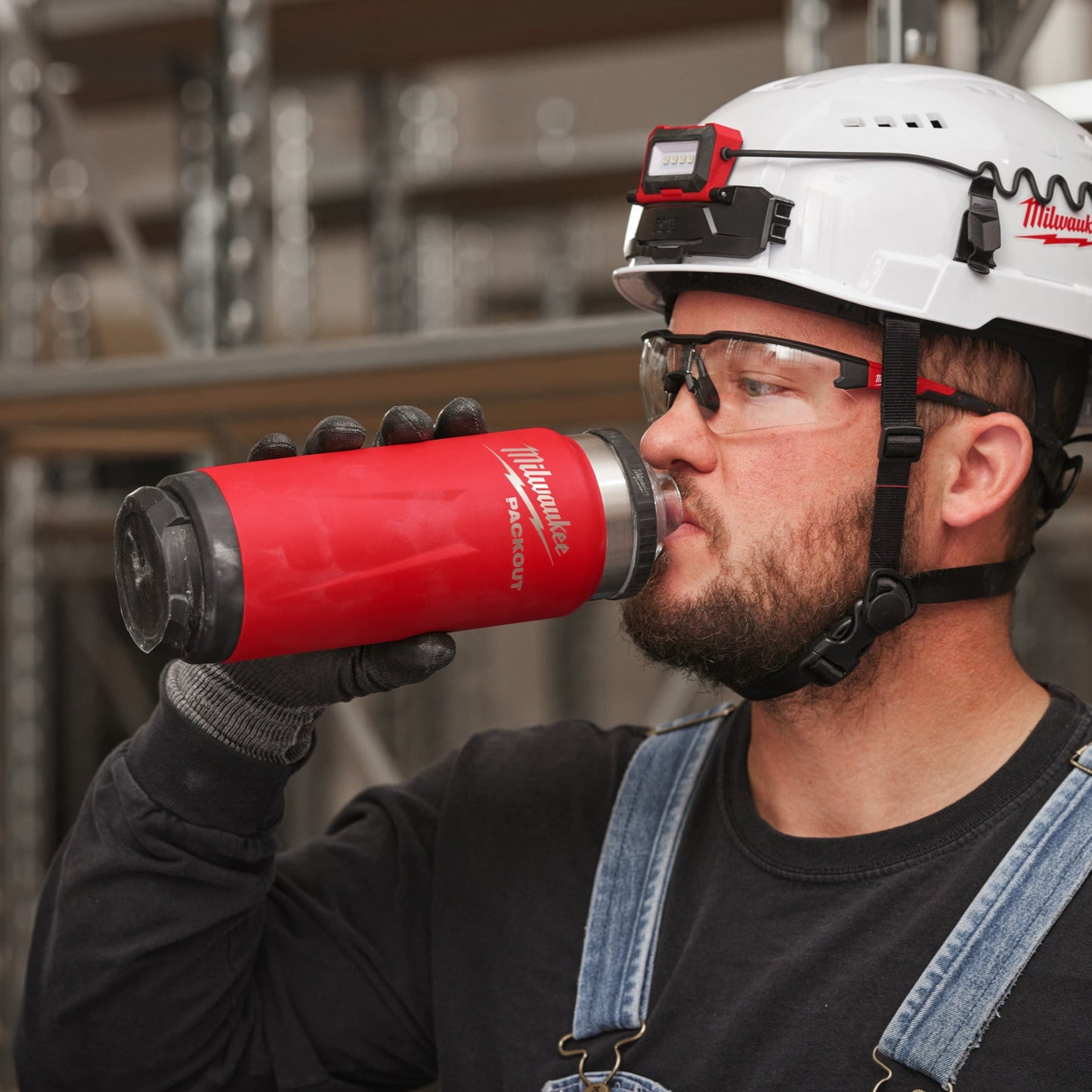 Milwaukee PACKOUT 532 ml fles met deksel roodkeizers_nu_7