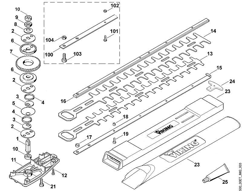 STIHL 6010-642-7800 ring positie 6 technische tekening