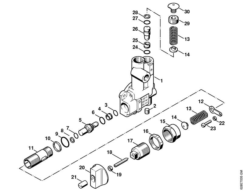 STIHL 9652-945-1612 Steunring 15,5-18,6x1,4 positie 10 technische tekening
