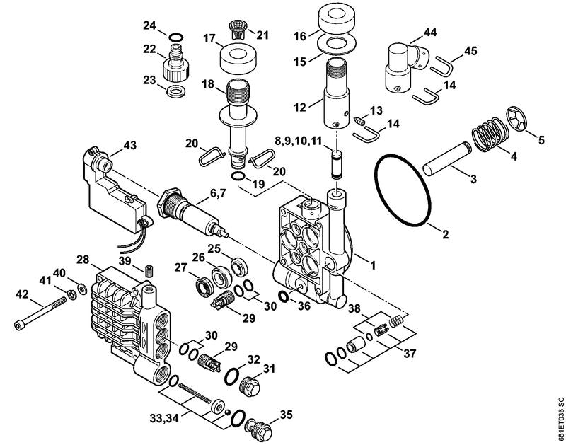 STIHL 9298-021-3860 Ring 6,6x12x1,6 positie 40 technische tekening