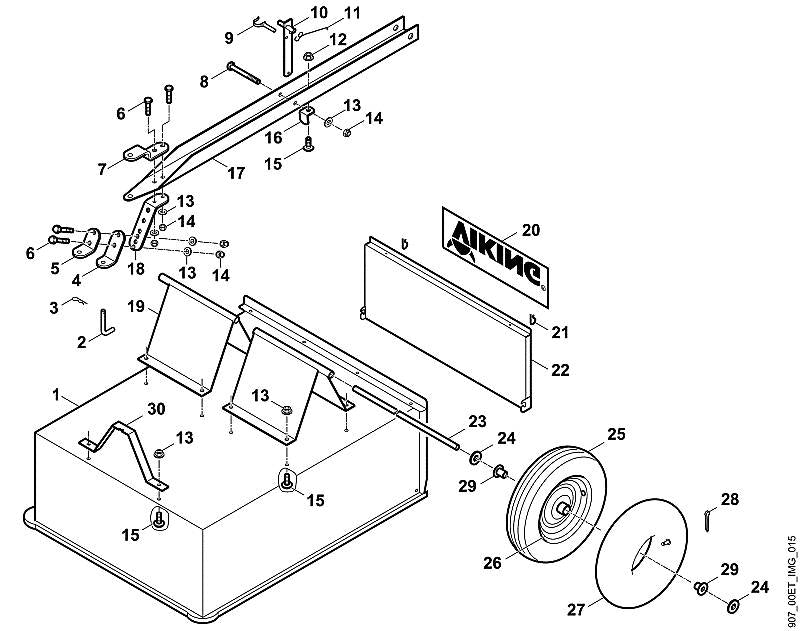 STIHL 6907-732-1200 band positie 25 technische tekening