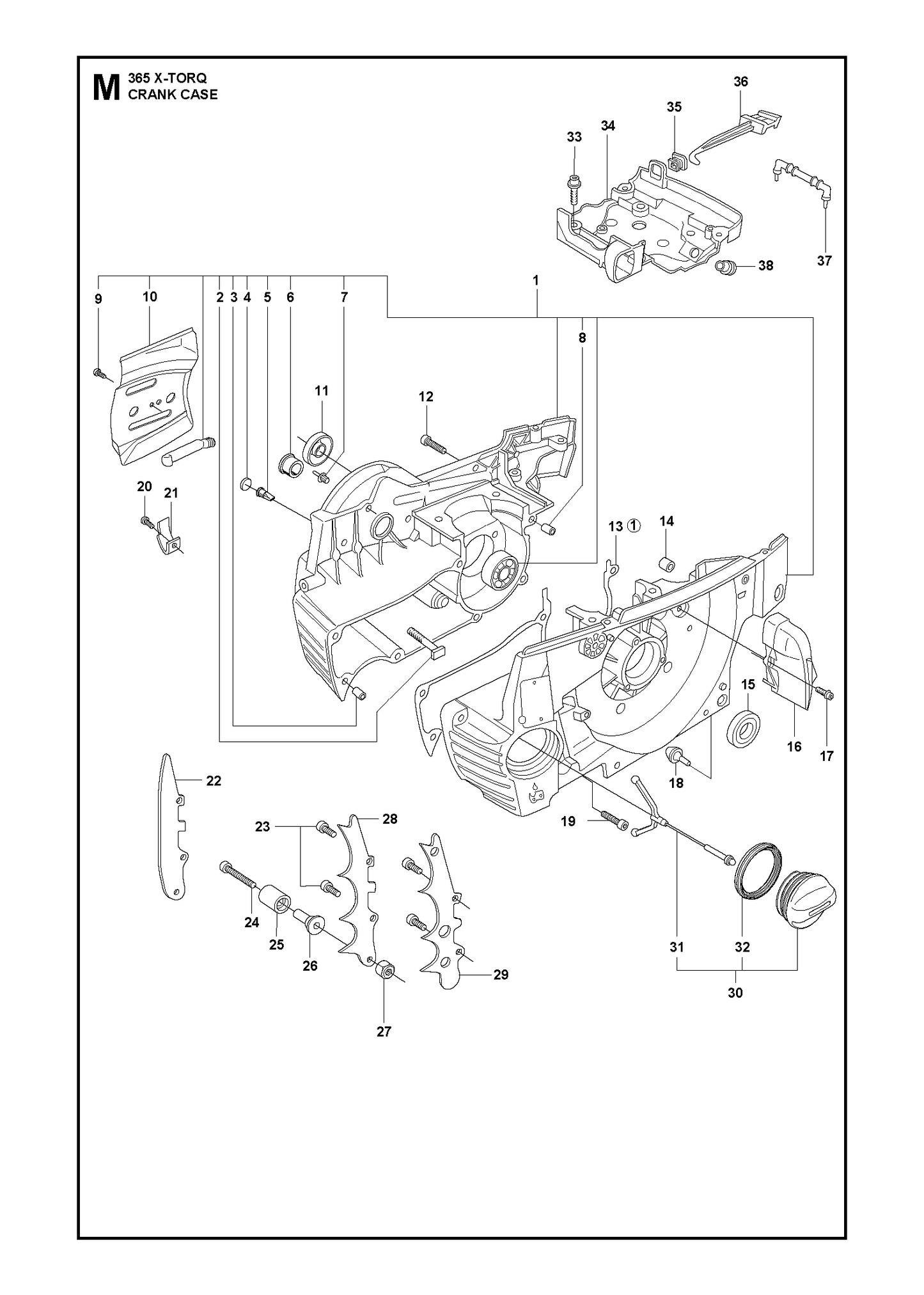 Husqvarna 505275719 onderdelentekening - positie 15