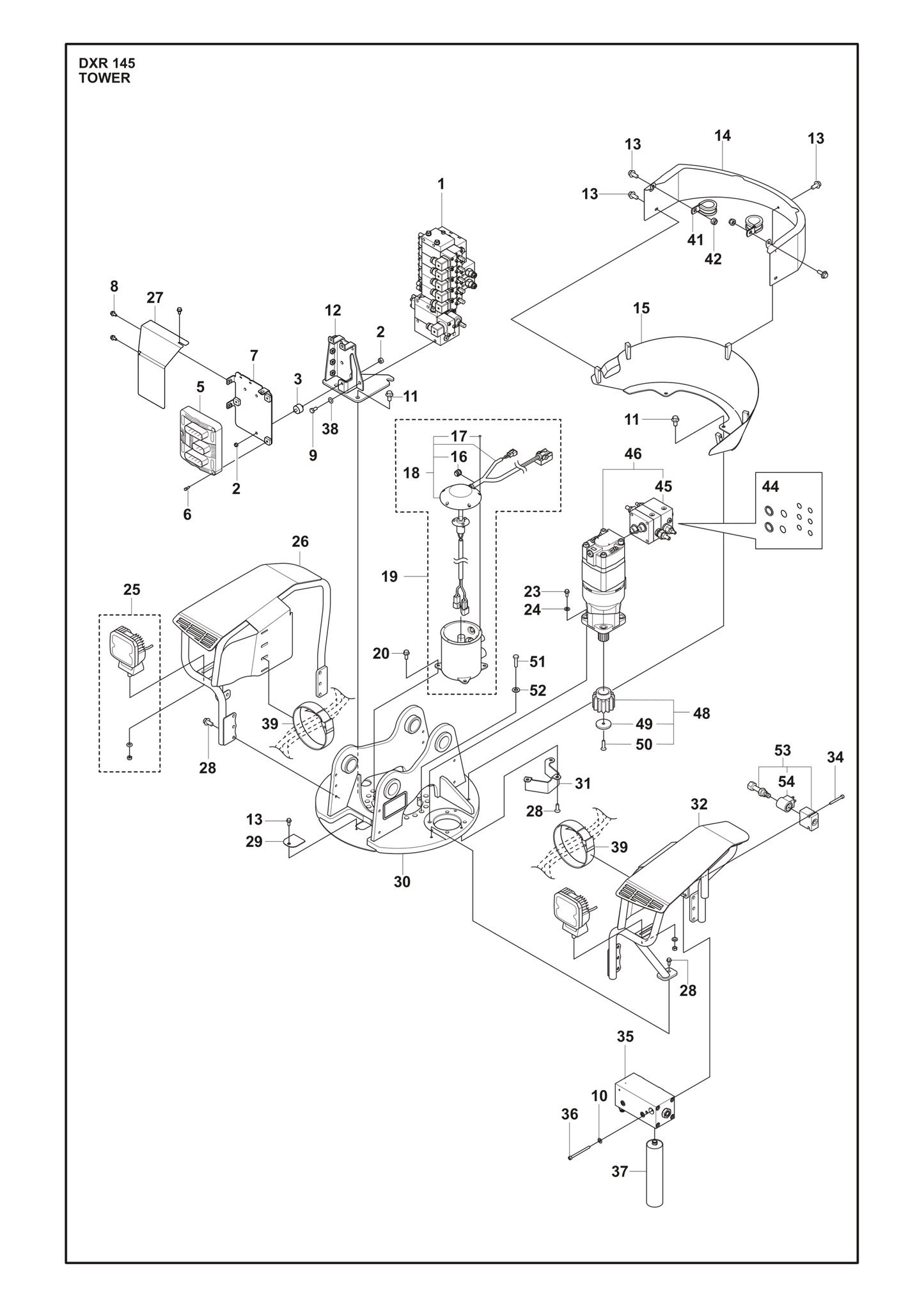 Husqvarna 510241201 onderdelentekening - positie 23
