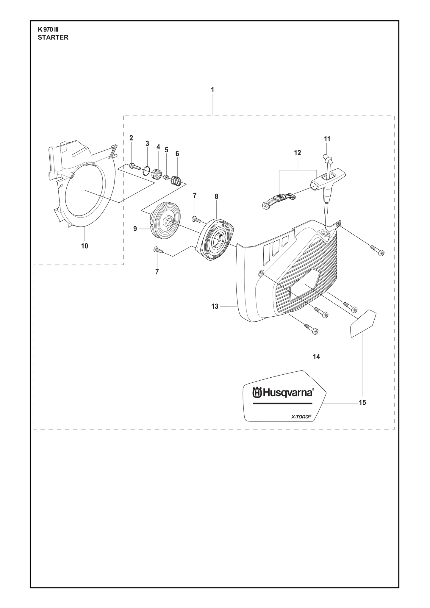 Husqvarna 506335615 onderdelentekening - positie 11