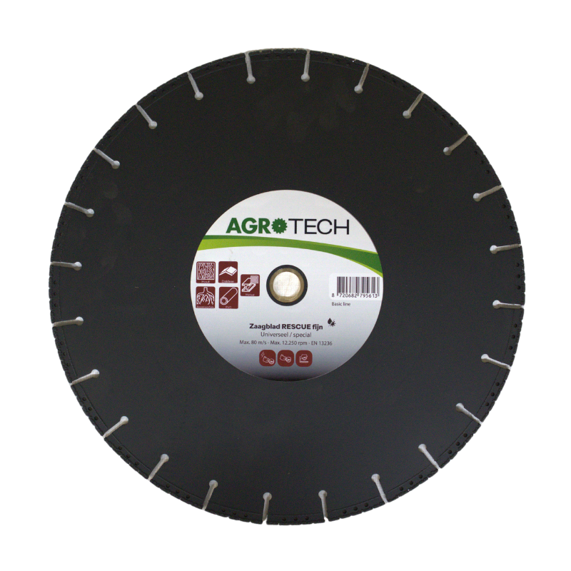 AgroTech Diamant Doorslijpschijf RESCUE Fijn - 350 mm