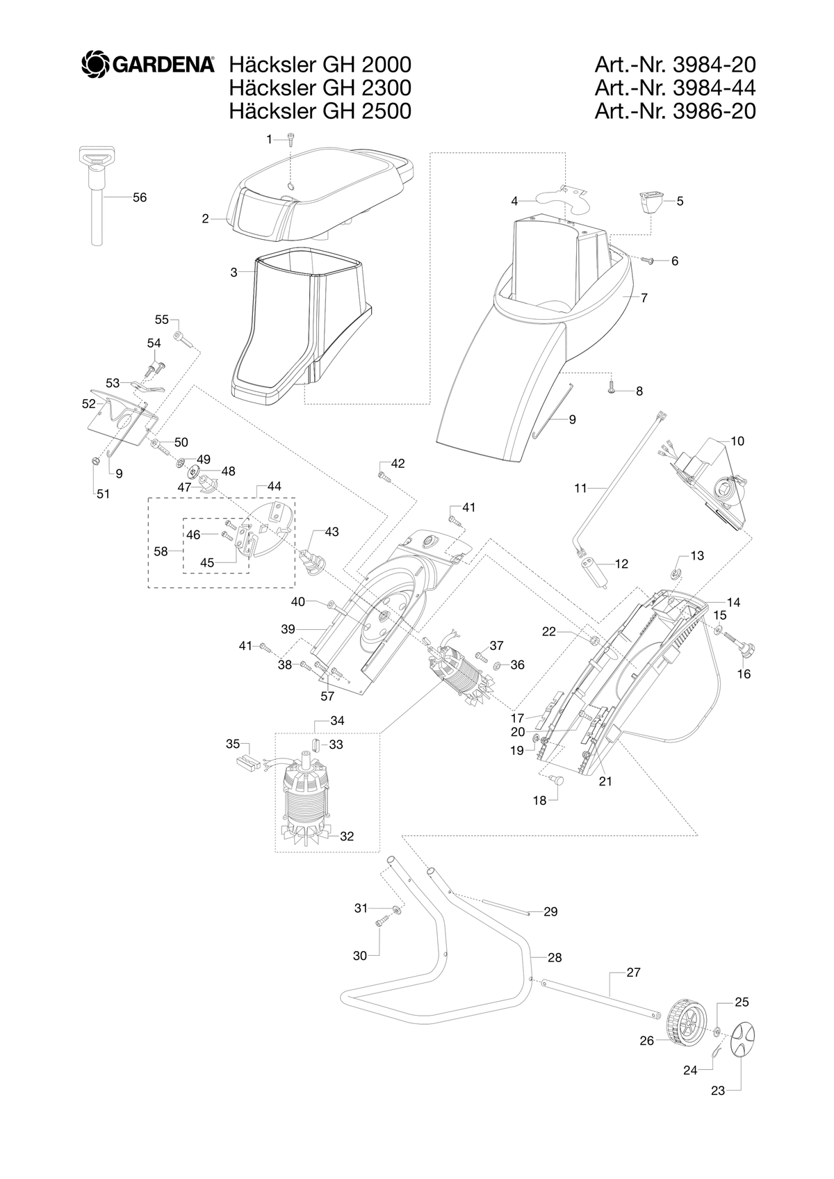 Husqvarna 520496801 onderdelentekening - positie 56