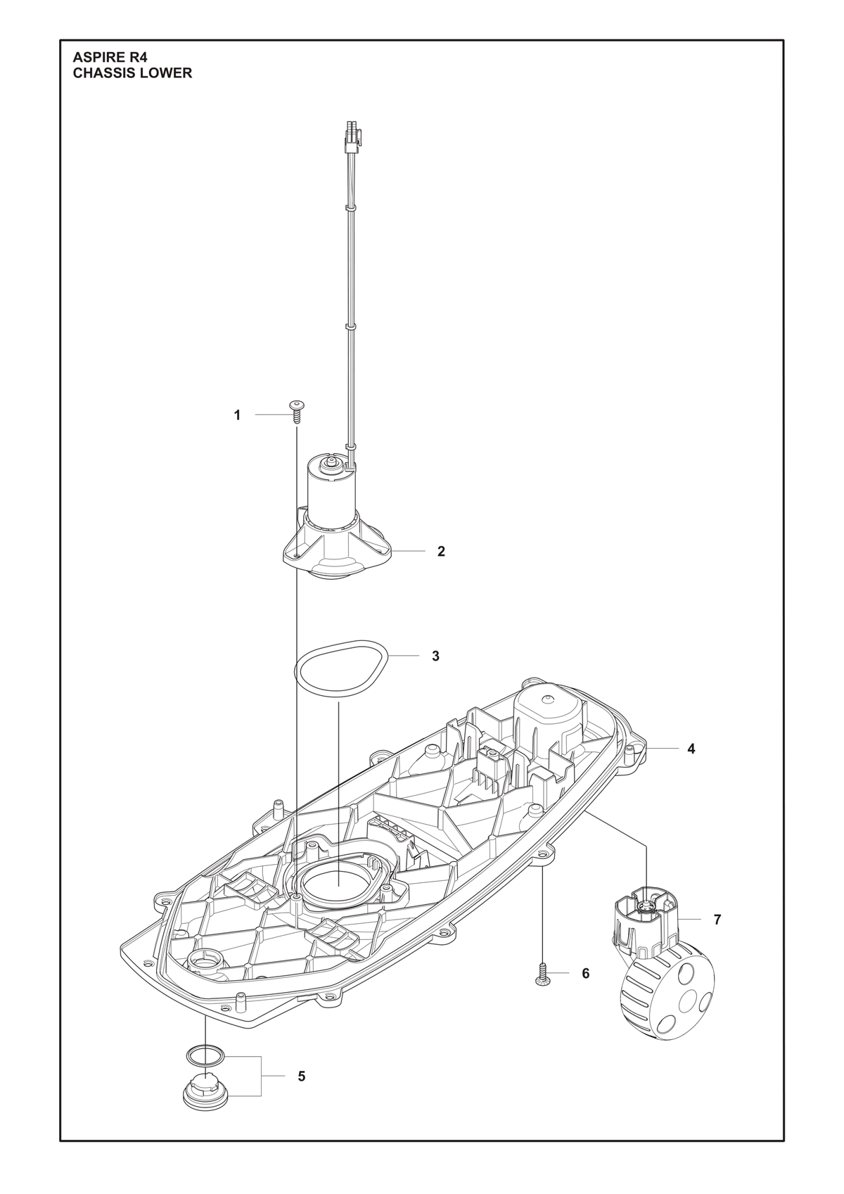 Husqvarna 599267704 onderdelentekening - positie 2