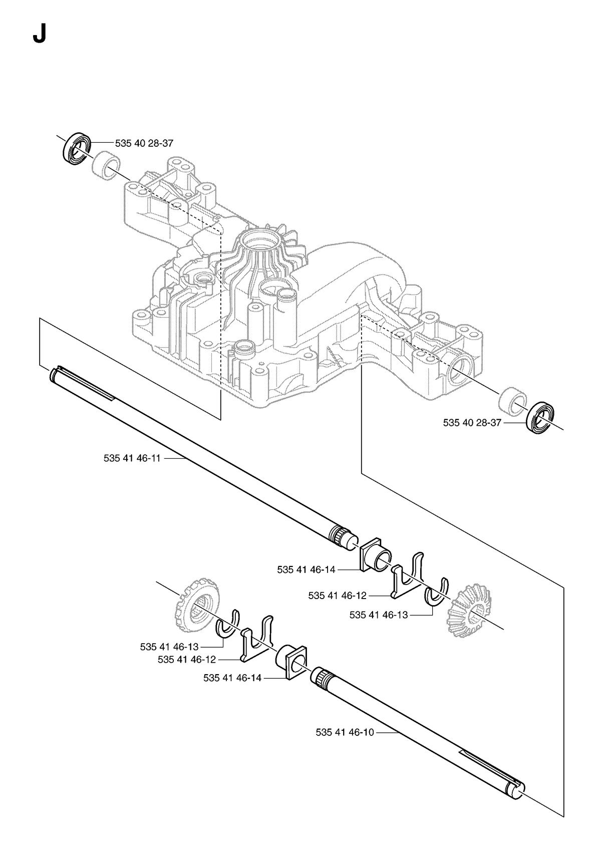 Husqvarna 535414610 onderdelentekening - positie 6