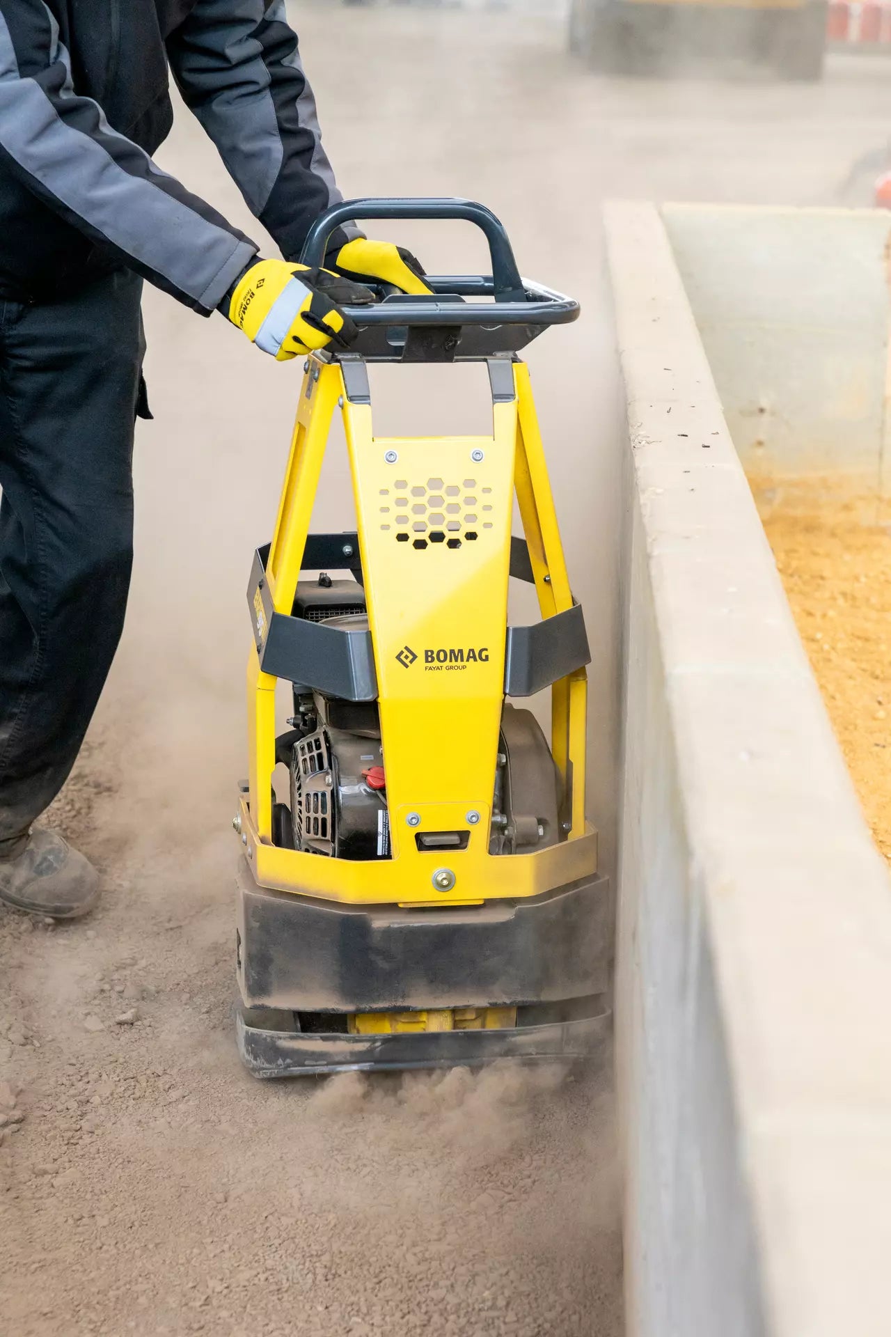 Bomag BR 95 Trilstamper / Roundplate - Tweedekansje