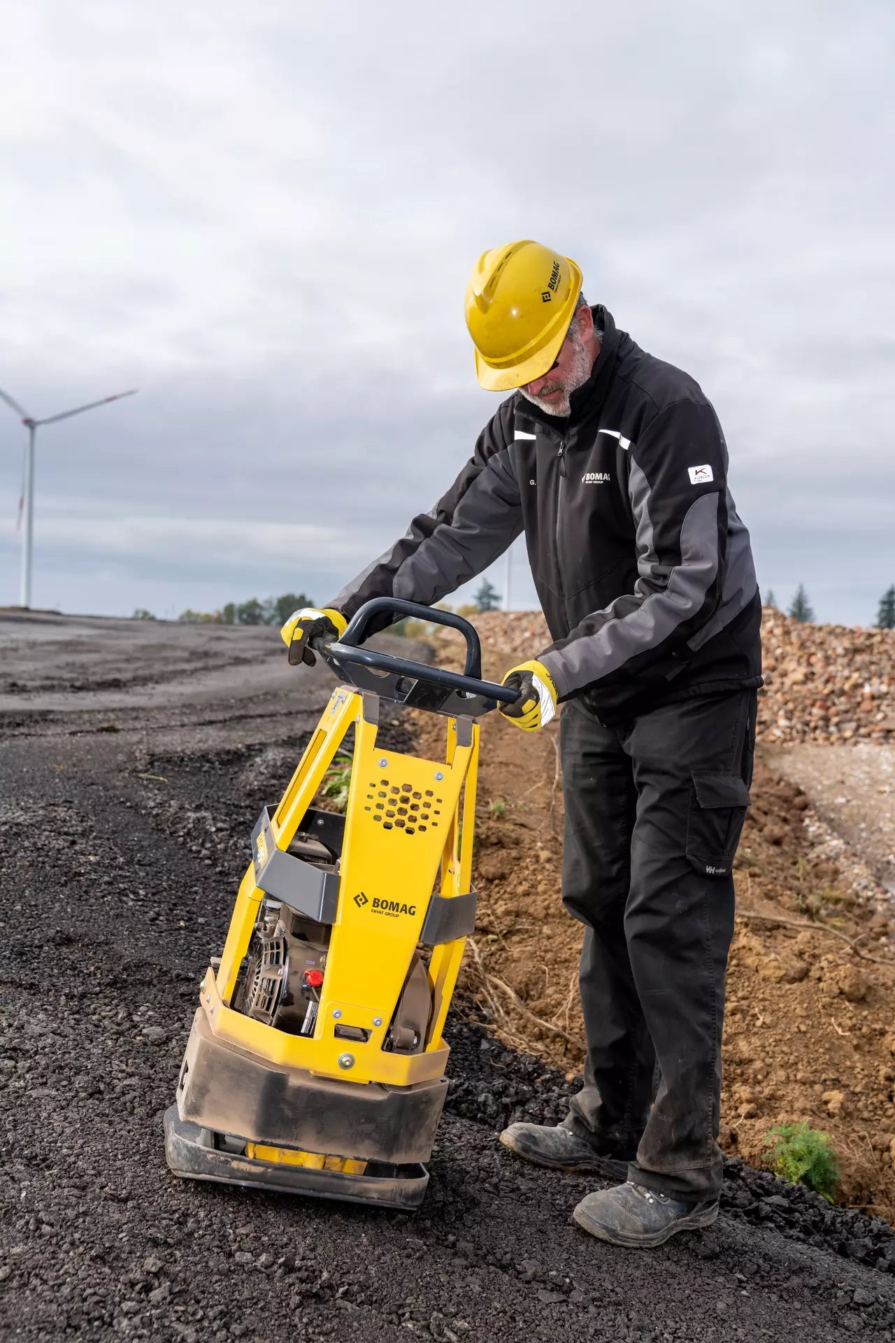 Bomag BR 95 Trilstamper / Roundplate - Tweedekansje
