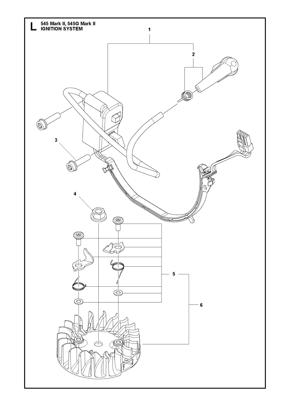 Husqvarna 522937805 onderdelentekening - positie 6