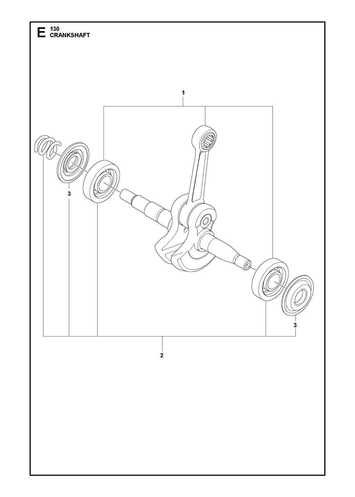 Husqvarna 588619601 onderdelentekening - positie 1