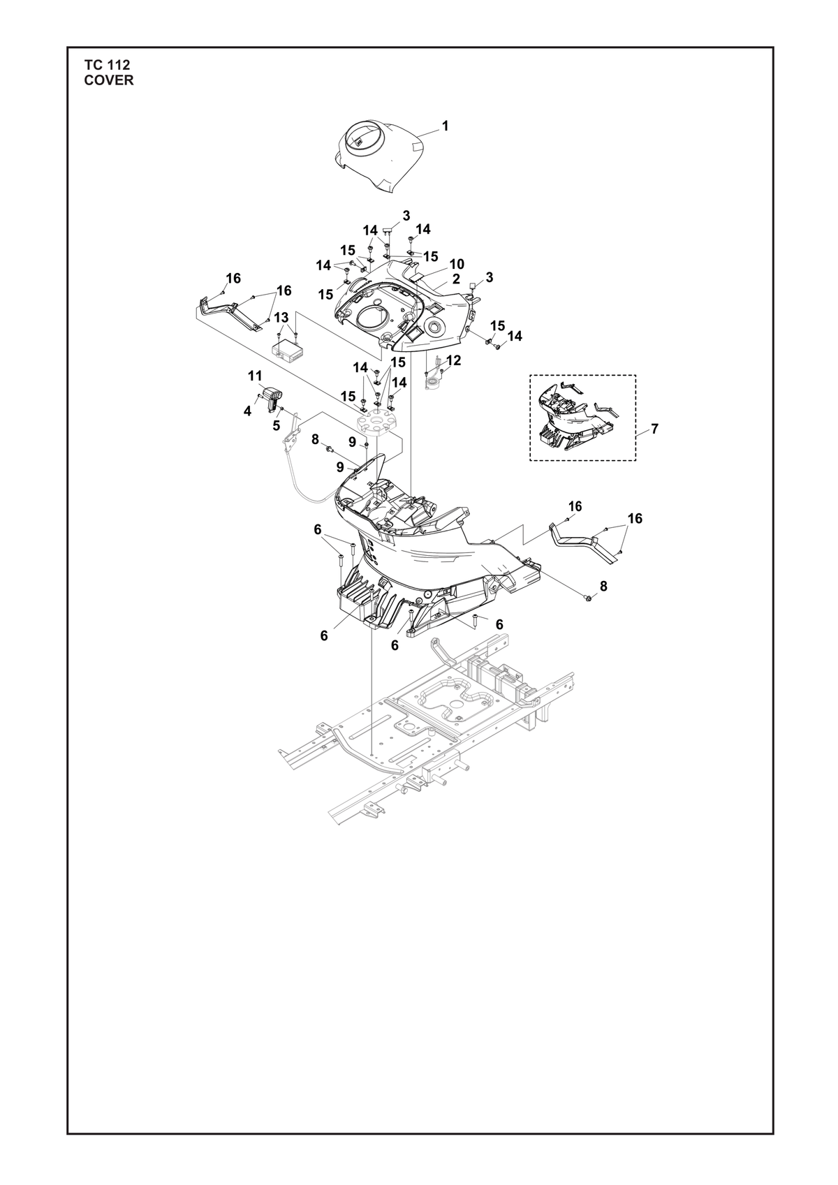 Husqvarna 724132955 onderdelentekening - positie 4