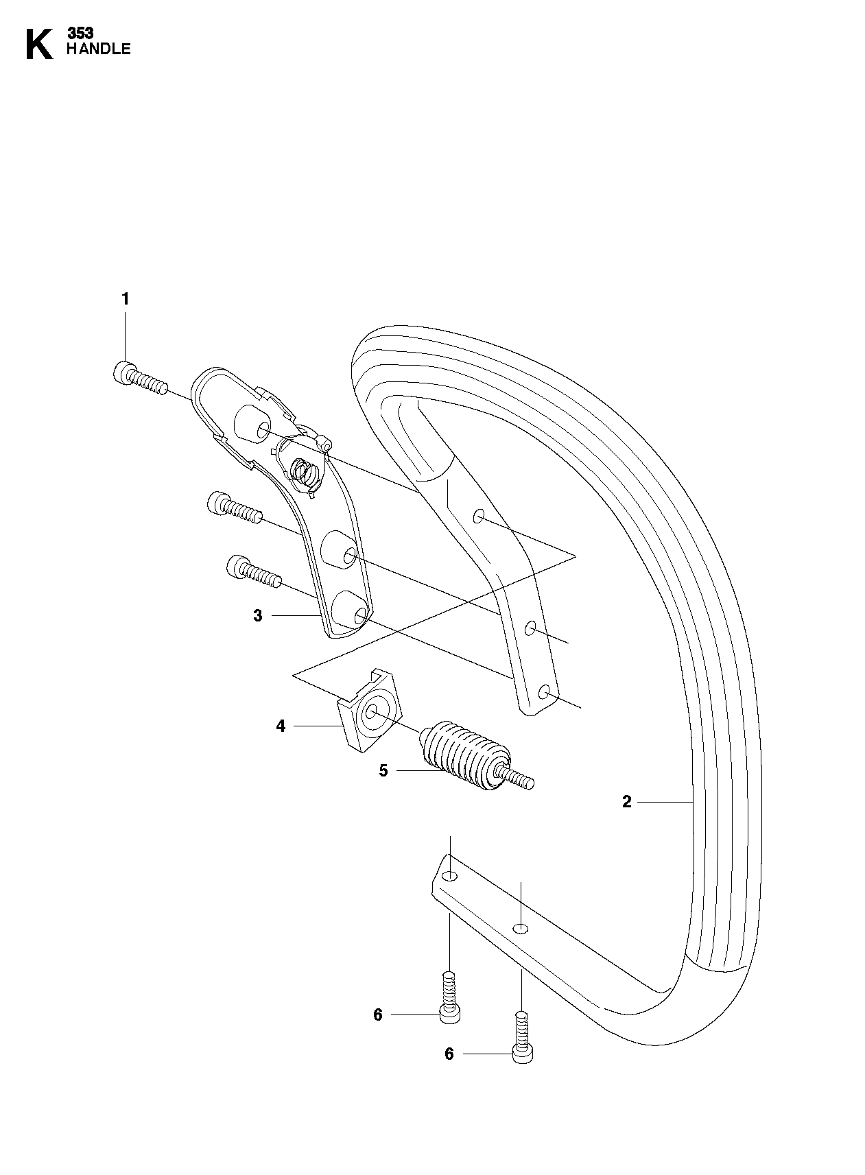 Husqvarna 503922401 onderdelentekening - positie 4