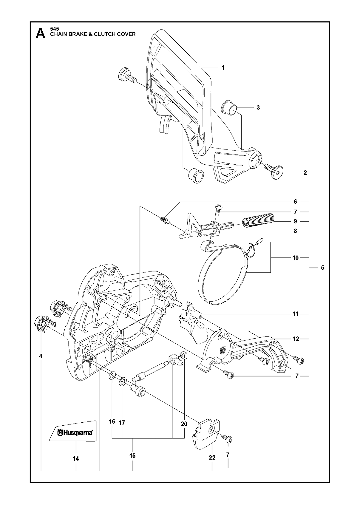 Husqvarna 505199006 onderdelentekening - positie 5