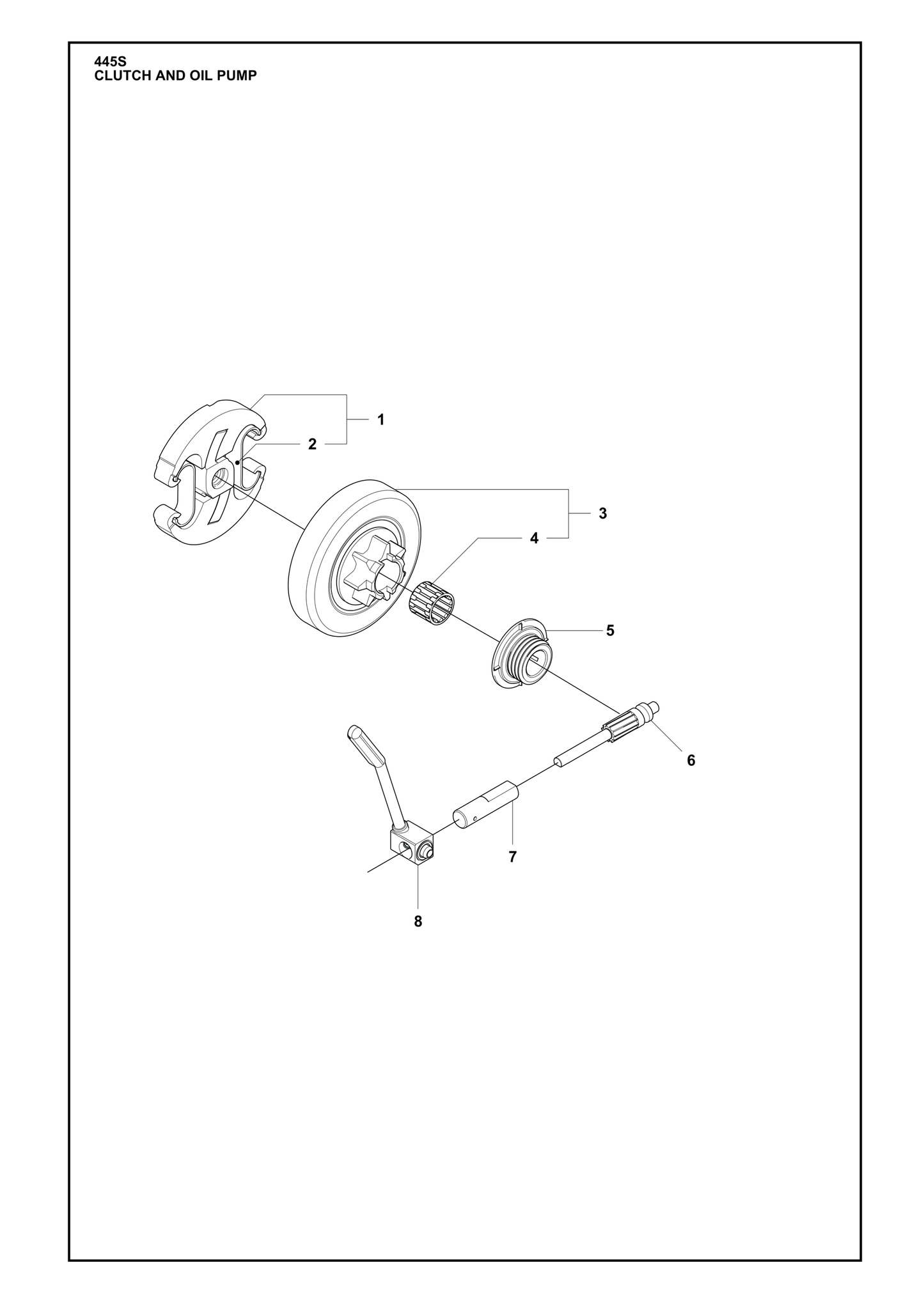 Husqvarna 503931801 onderdelentekening - positie 5