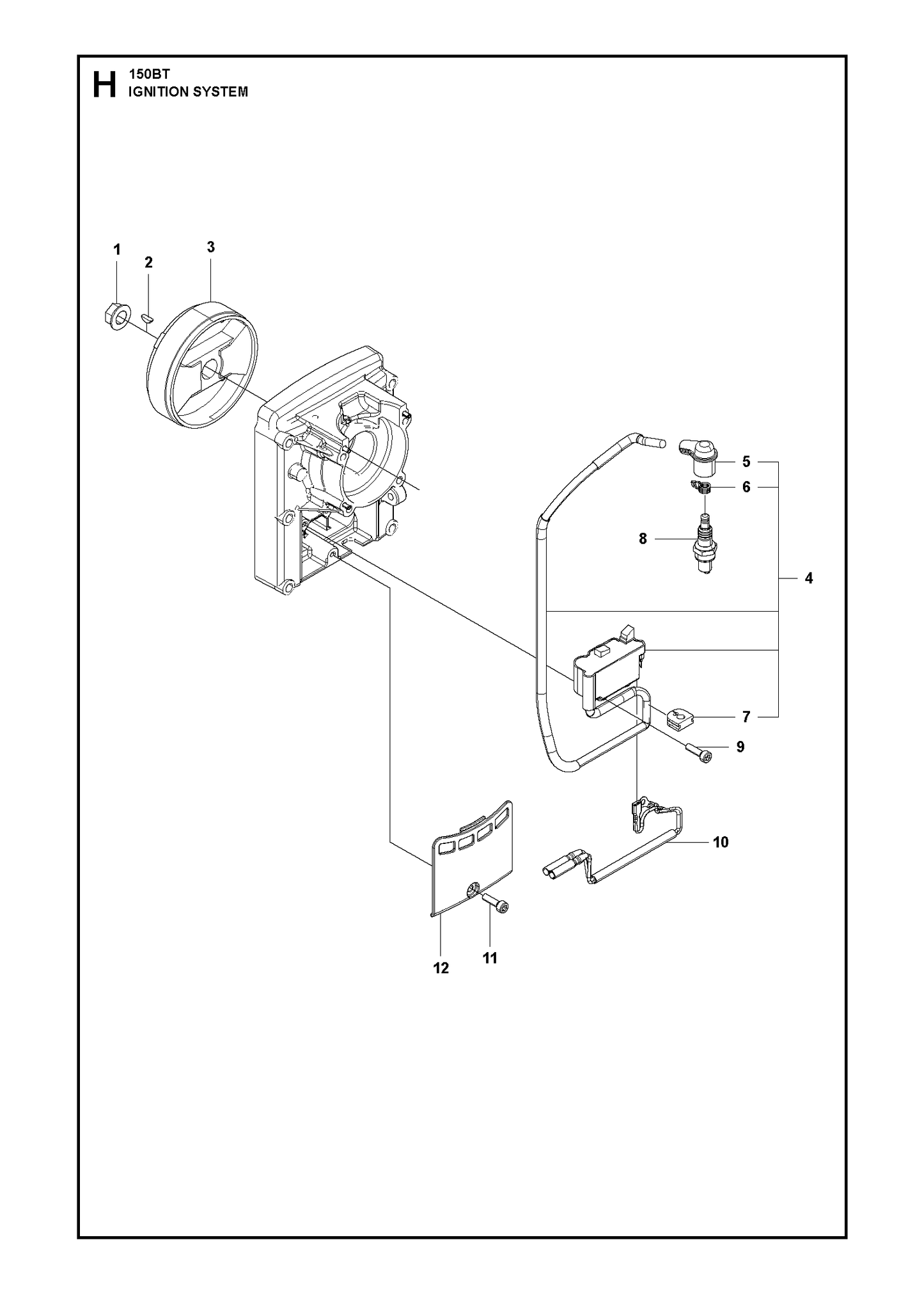 Husqvarna 502846401 onderdelentekening - positie 4