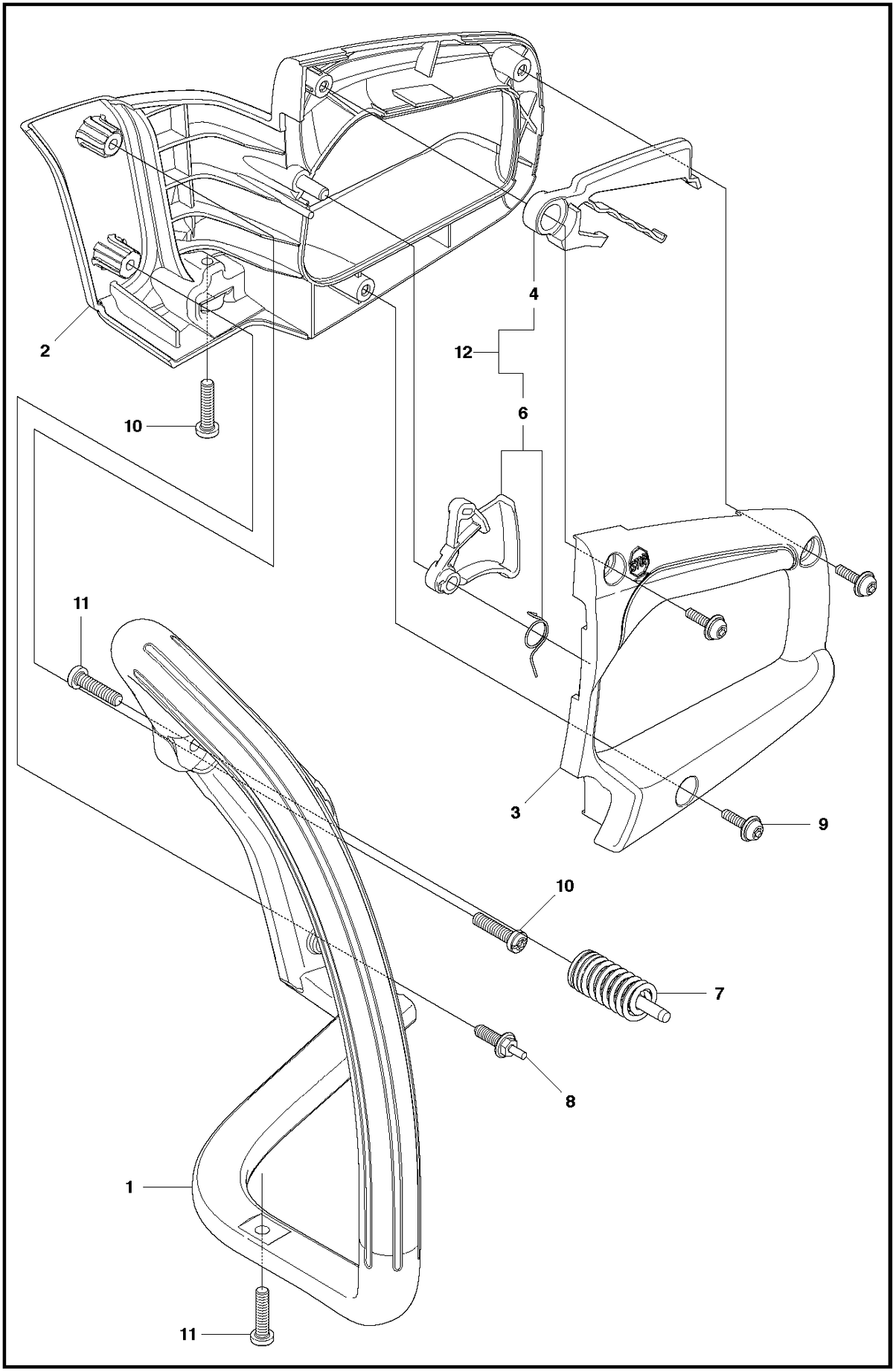 Husqvarna 530016433 onderdelentekening - positie 9