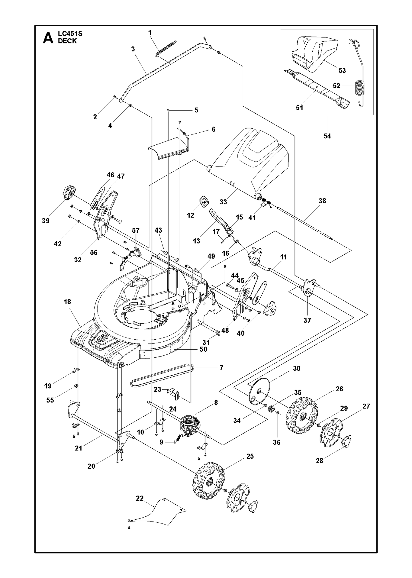 Husqvarna 504857801 onderdelentekening - positie 29