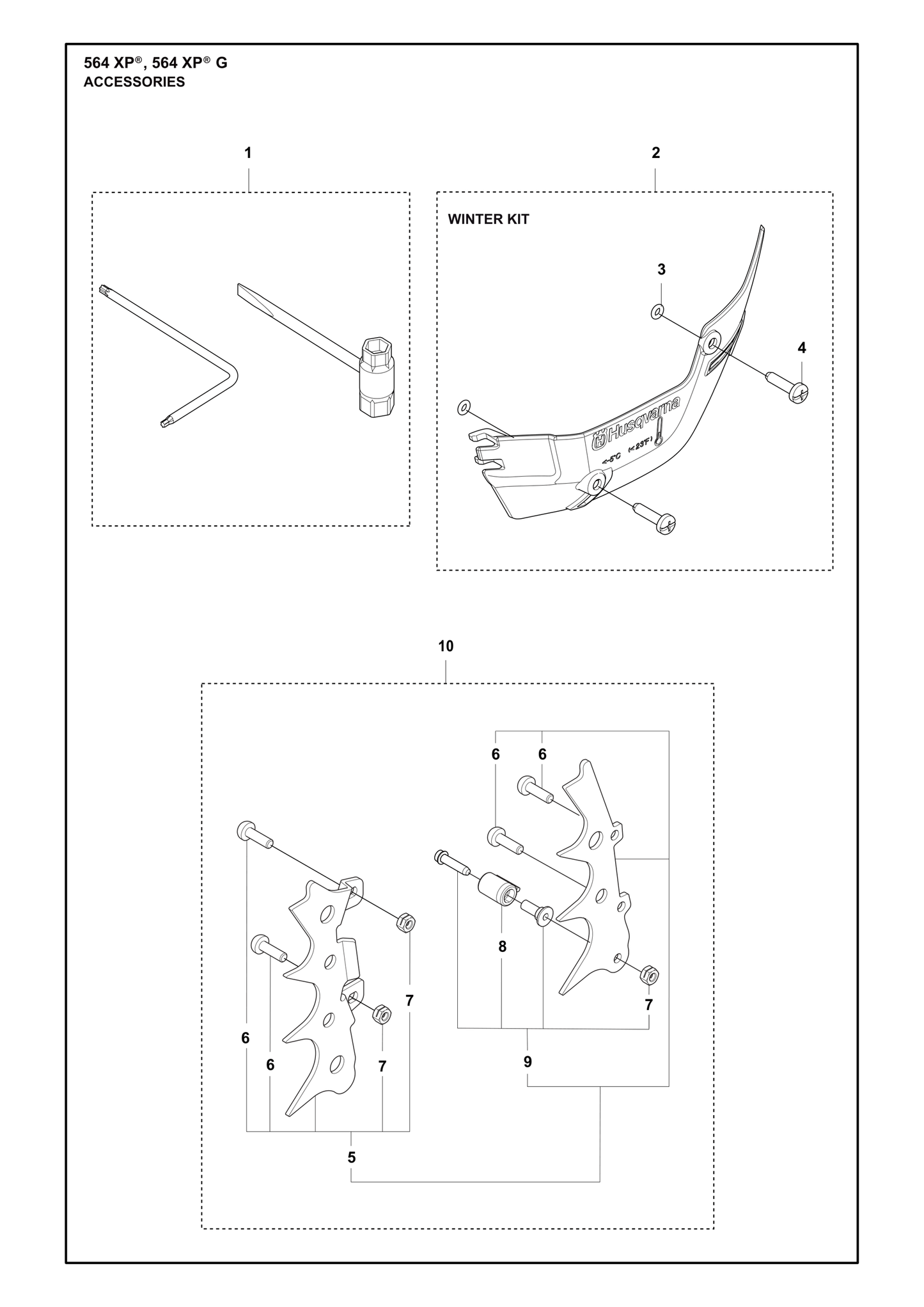 Husqvarna 503217016 onderdelentekening - positie 4