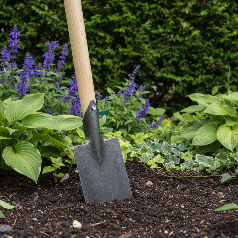 De Wit Handspade - met 80 cm steel-keizers.nu