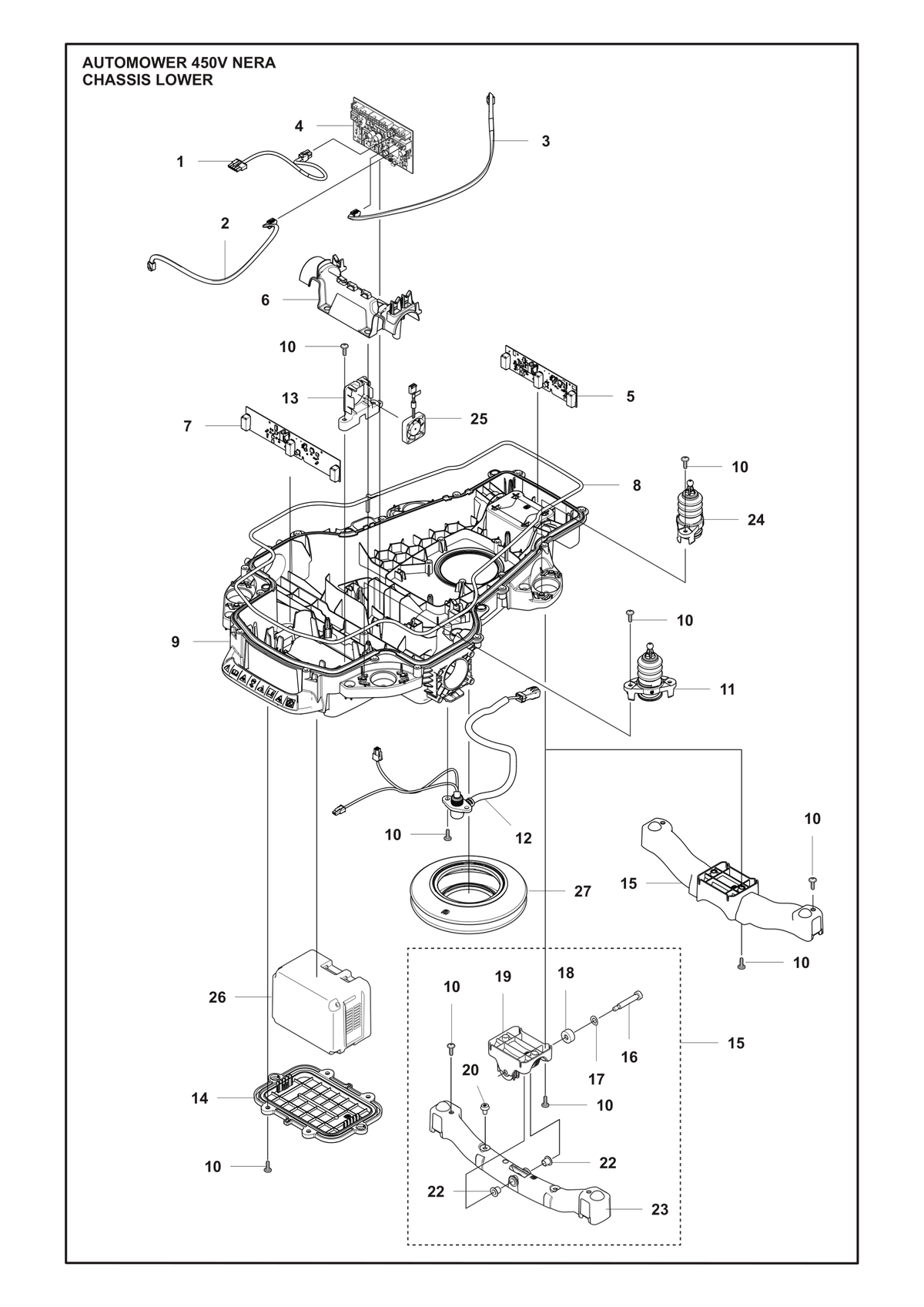 Husqvarna 531293701 onderdelentekening - positie 26