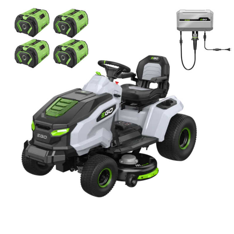 EGO TR4201E Accu Zitmaaier Incl. 4x Accu en 1x Lader