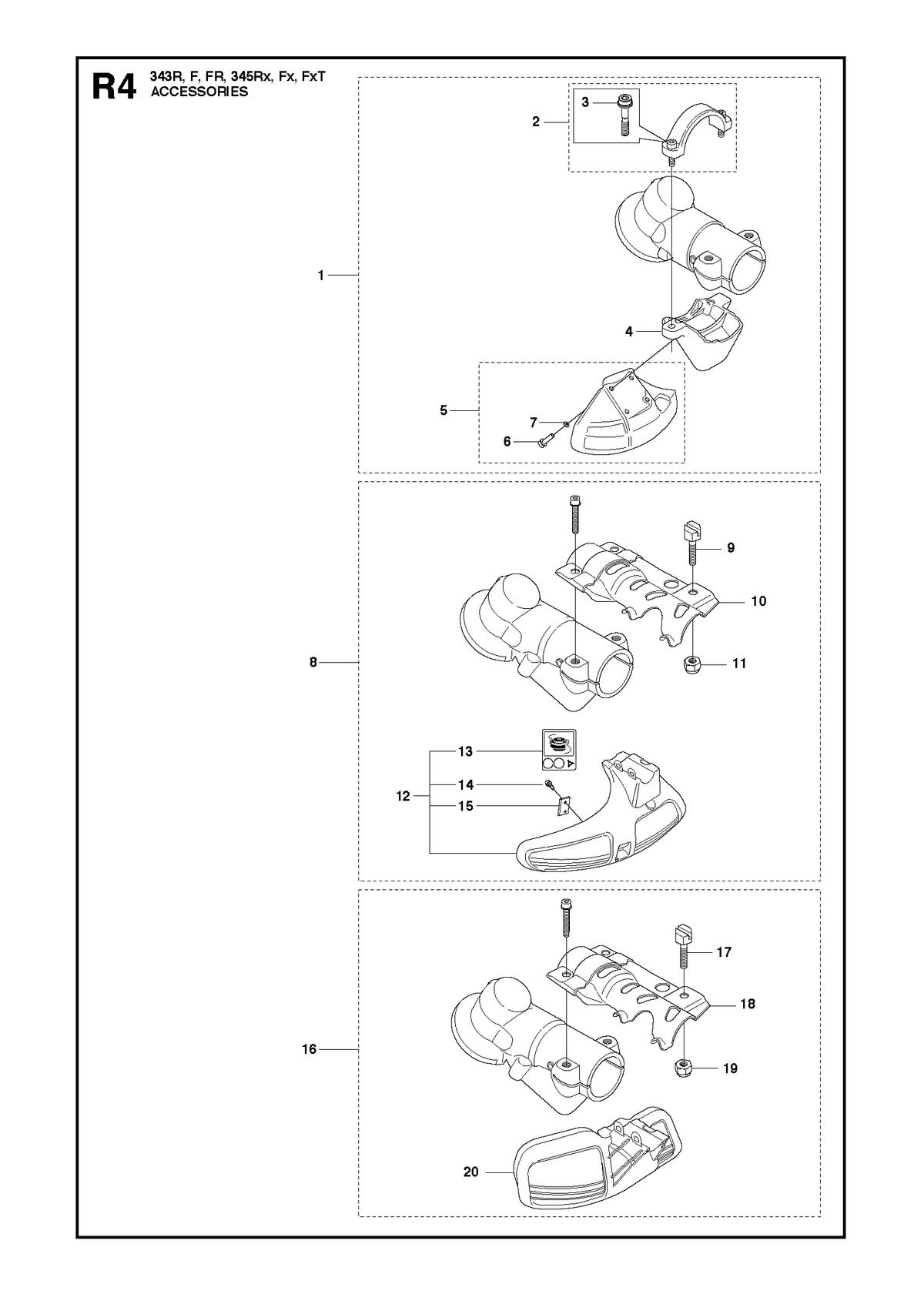 Husqvarna 537217104 onderdelentekening - positie 5