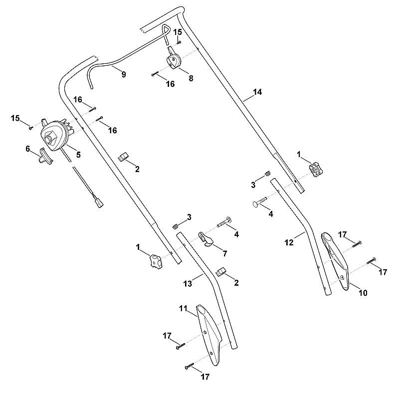STIHL 0000-703-3705 bout M8x50 positie 4 technische tekening