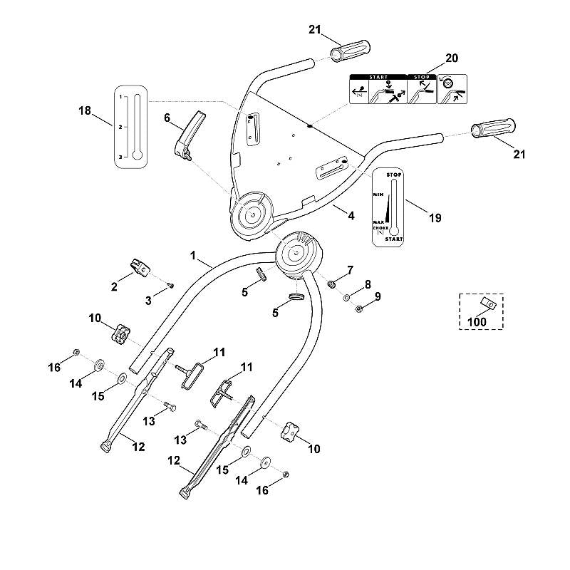STIHL 6375-997-2000 drukveer positie 7 technische tekening