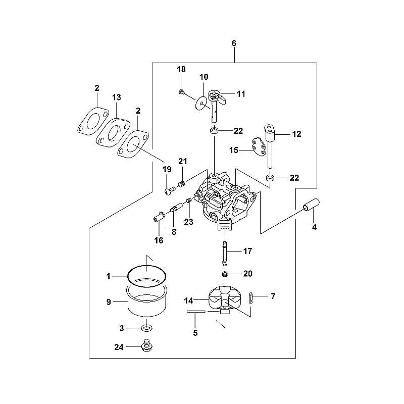 STIHL 0001-121-2700 kap positie 4 technische tekening