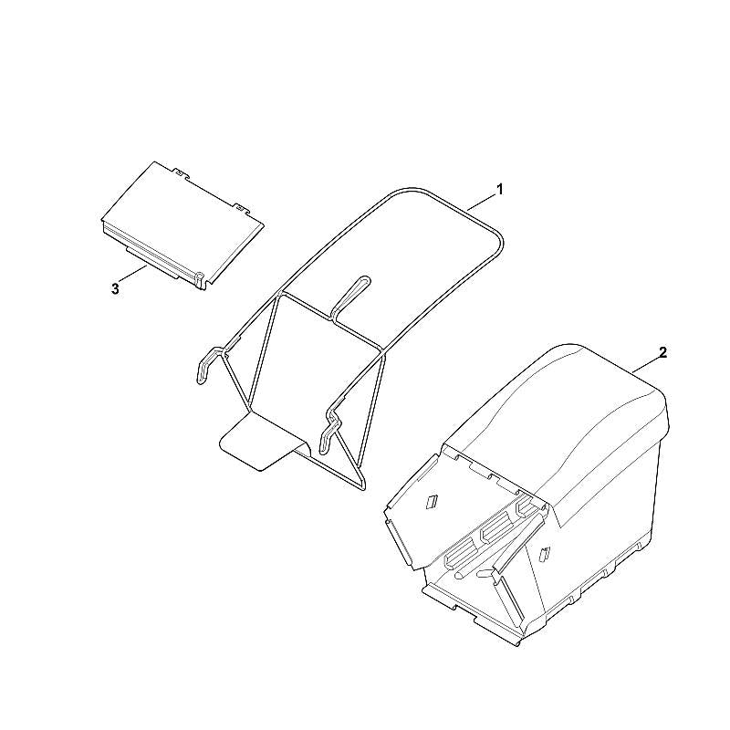 STIHL 6378-706-0710 afdekking positie 3 technische tekening