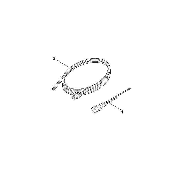 STIHL 6909-440-0701 adapterkabel positie 2 technische tekening