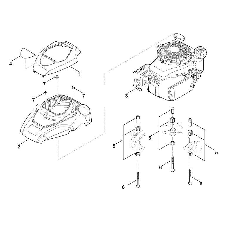 STIHL 6364-967-3820 typeaanduiding MB 650 VS positie 4 technische tekening