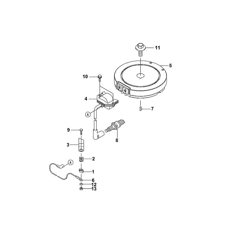 STIHL 0001-951-9751 bout positie 10 technische tekening