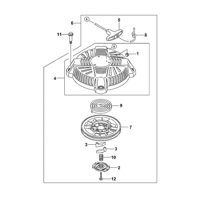 STIHL 0001-195-3701 bus positie 2 technische tekening