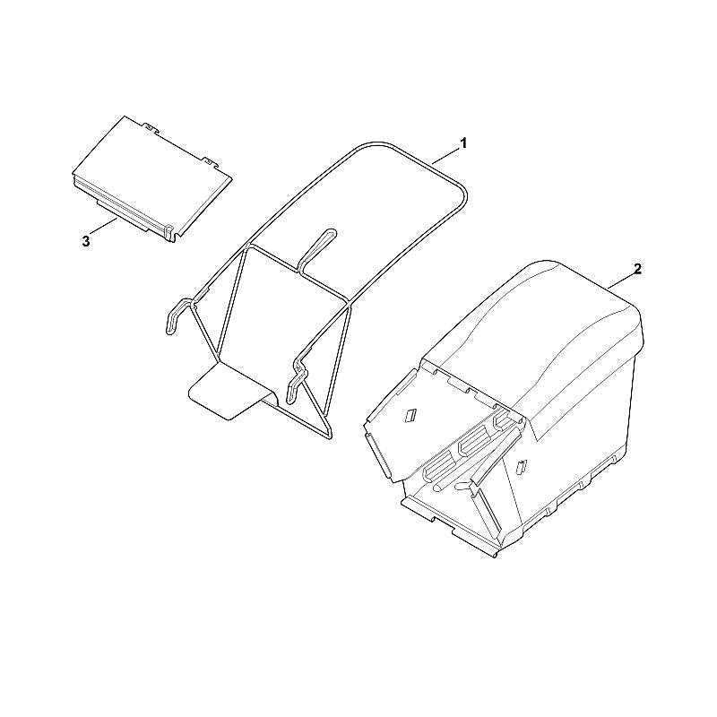 STIHL 6378-700-3101 frame positie 1 technische tekening