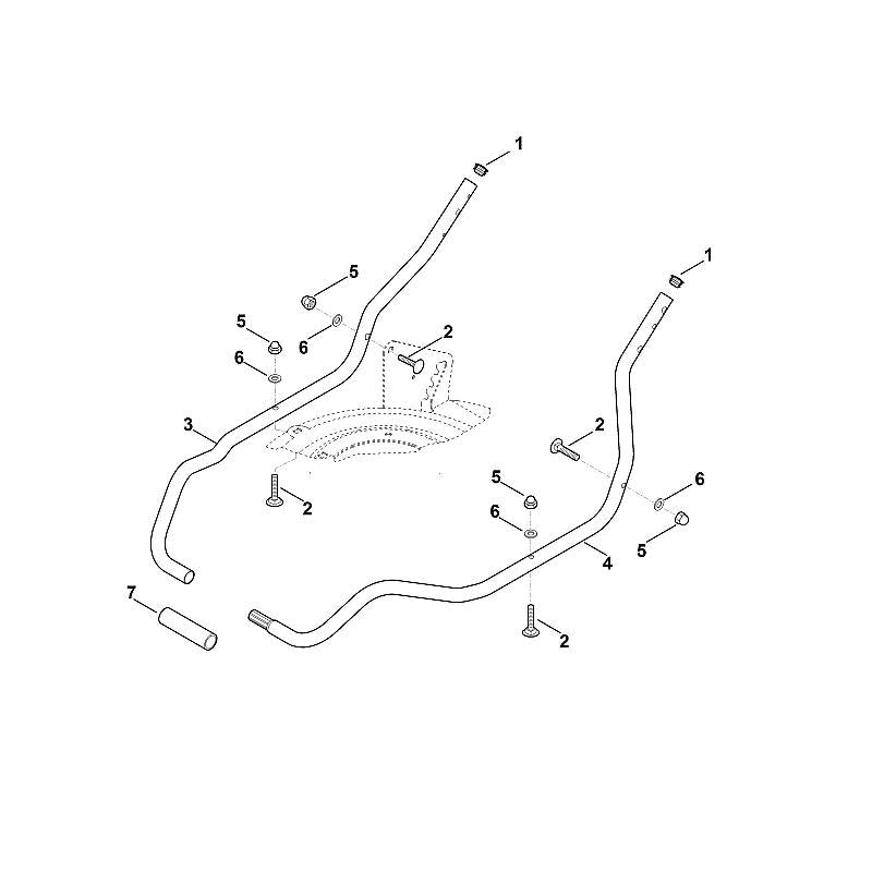 STIHL 9027-068-1860 platkopbout M8x30 positie 2 technische tekening