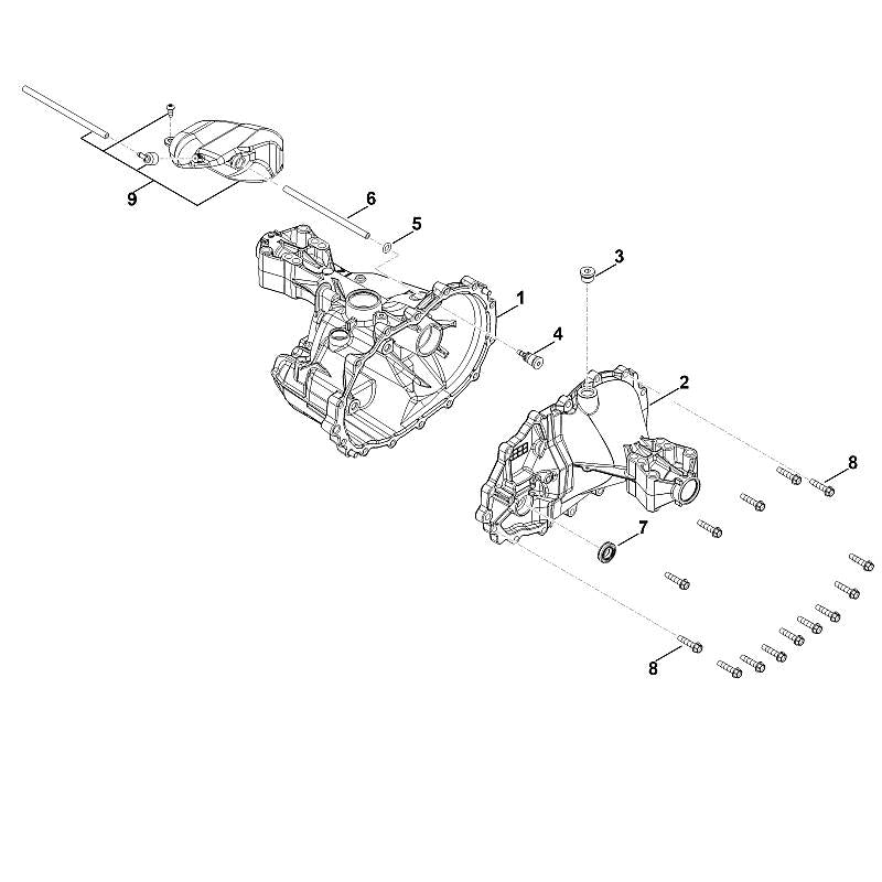 STIHL 0012-647-4000 olieslang positie 6 technische tekening