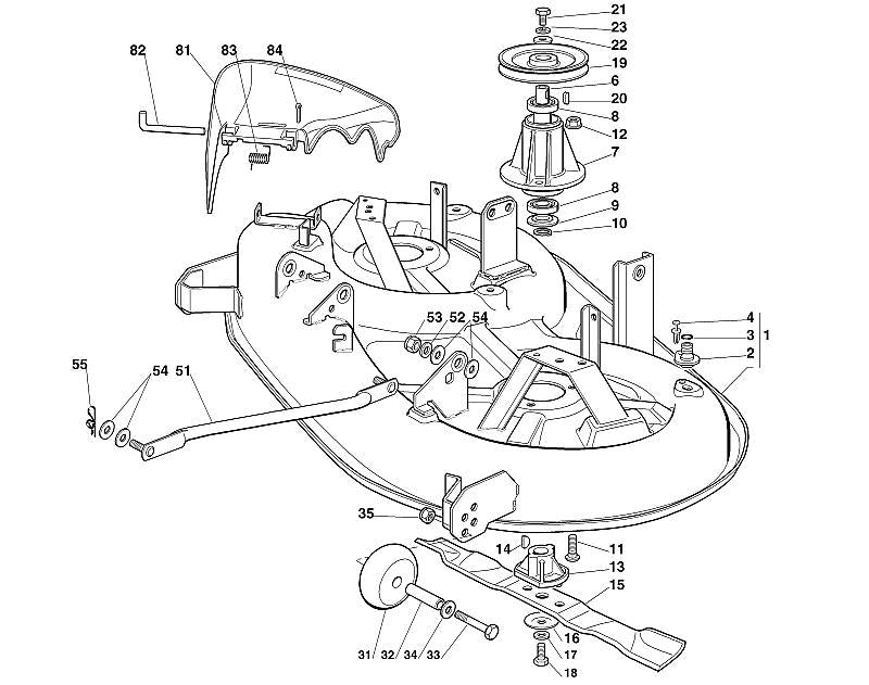 STIHL 6151-763-0710 afstandsbus positie 32 technische tekening