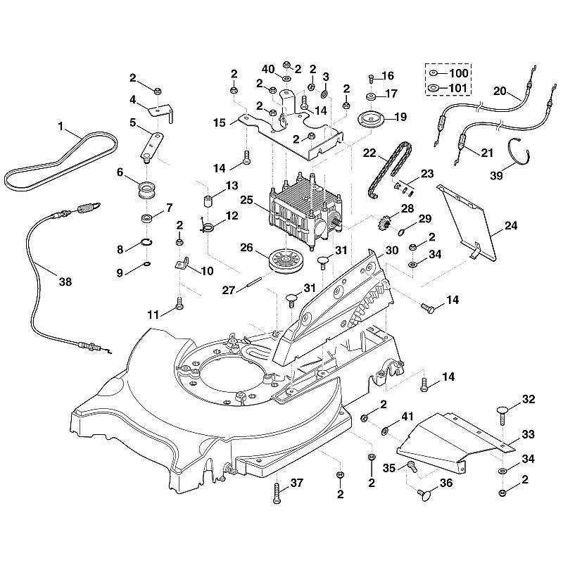 STIHL 6395-706-8220 beschermplaat positie 33 technische tekening