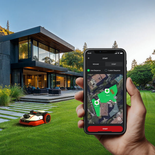 Kress KR251E EyePilot RTKⁿ robotmaaier (1000 m²) zonder geïntegreerde 4G