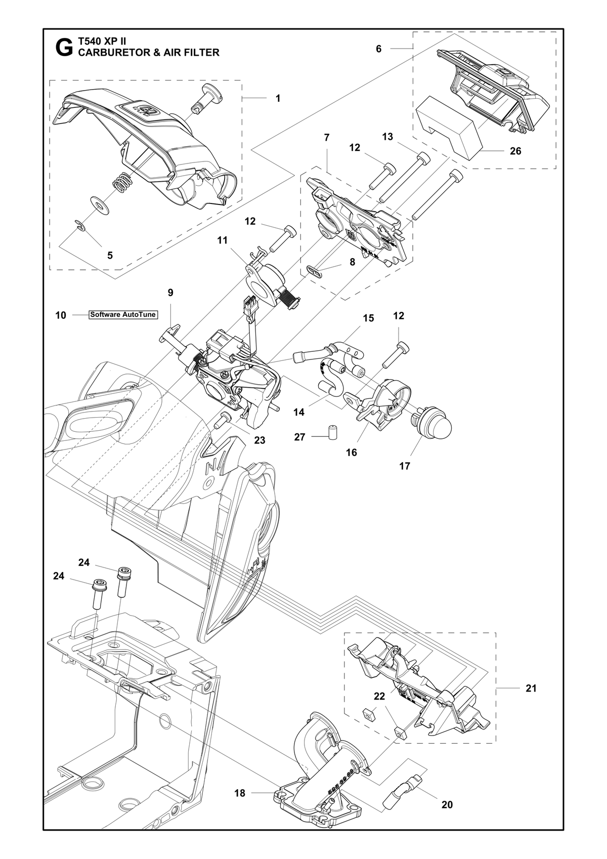 Husqvarna 586341402 onderdelentekening - positie 9
