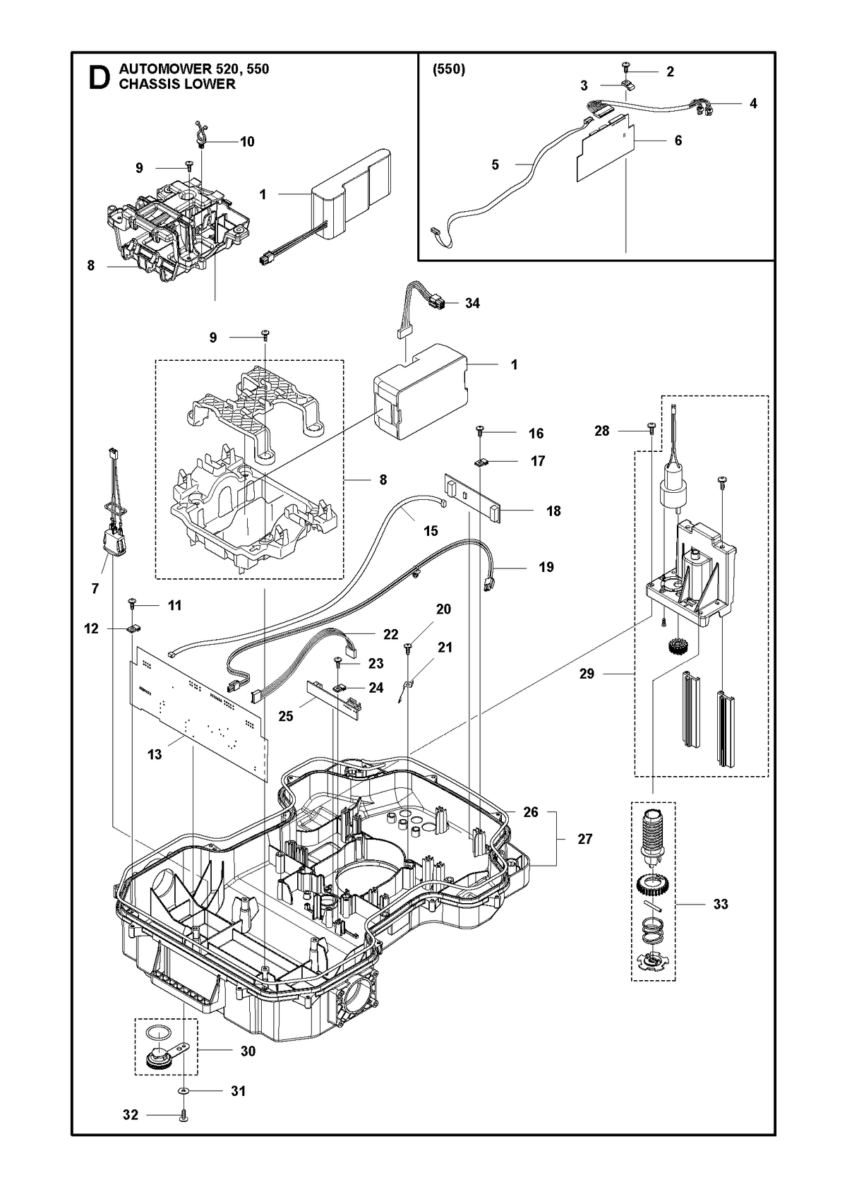 Husqvarna 592852601 onderdelentekening - positie 13