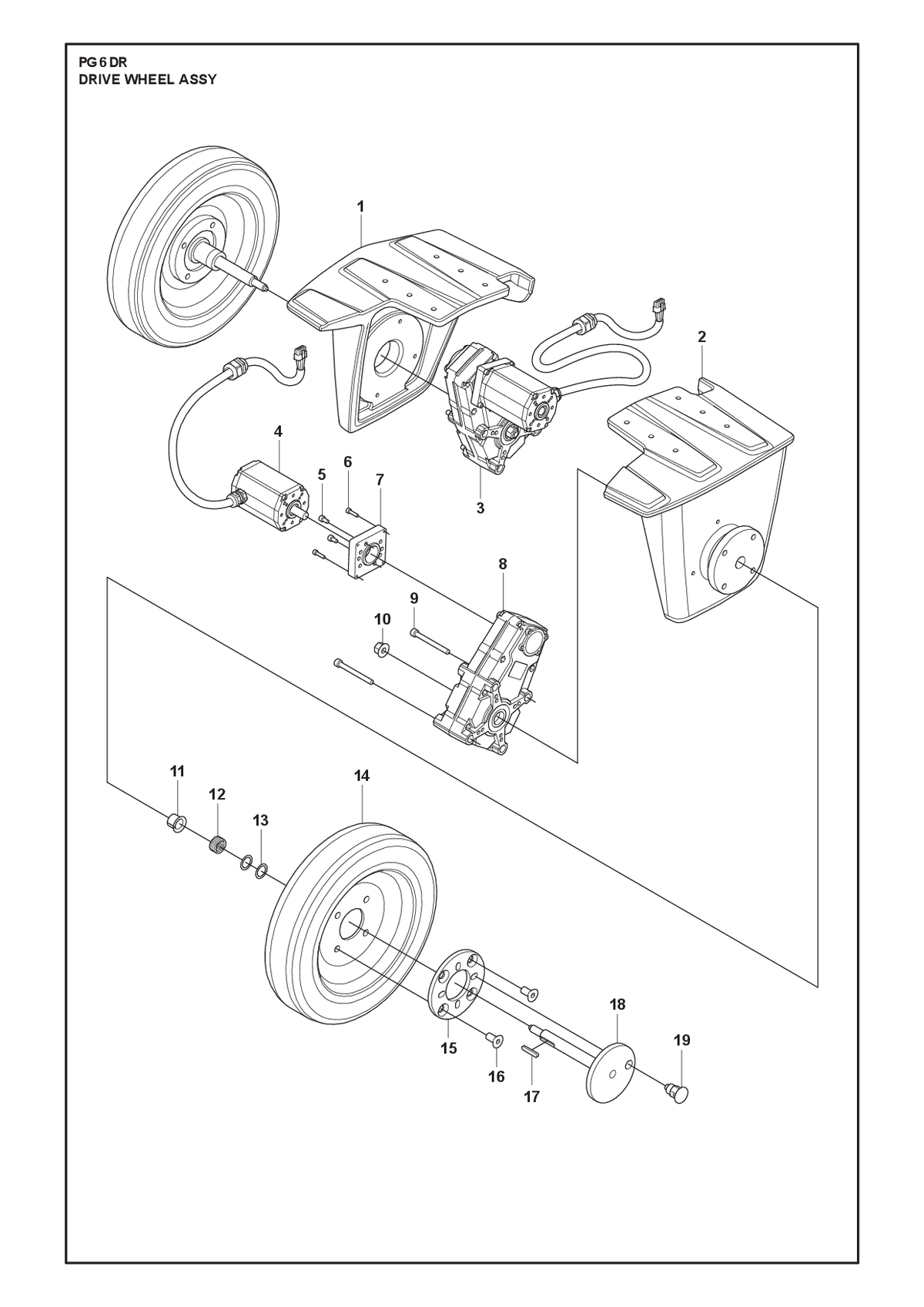 Husqvarna 593514401 onderdelentekening - positie 13