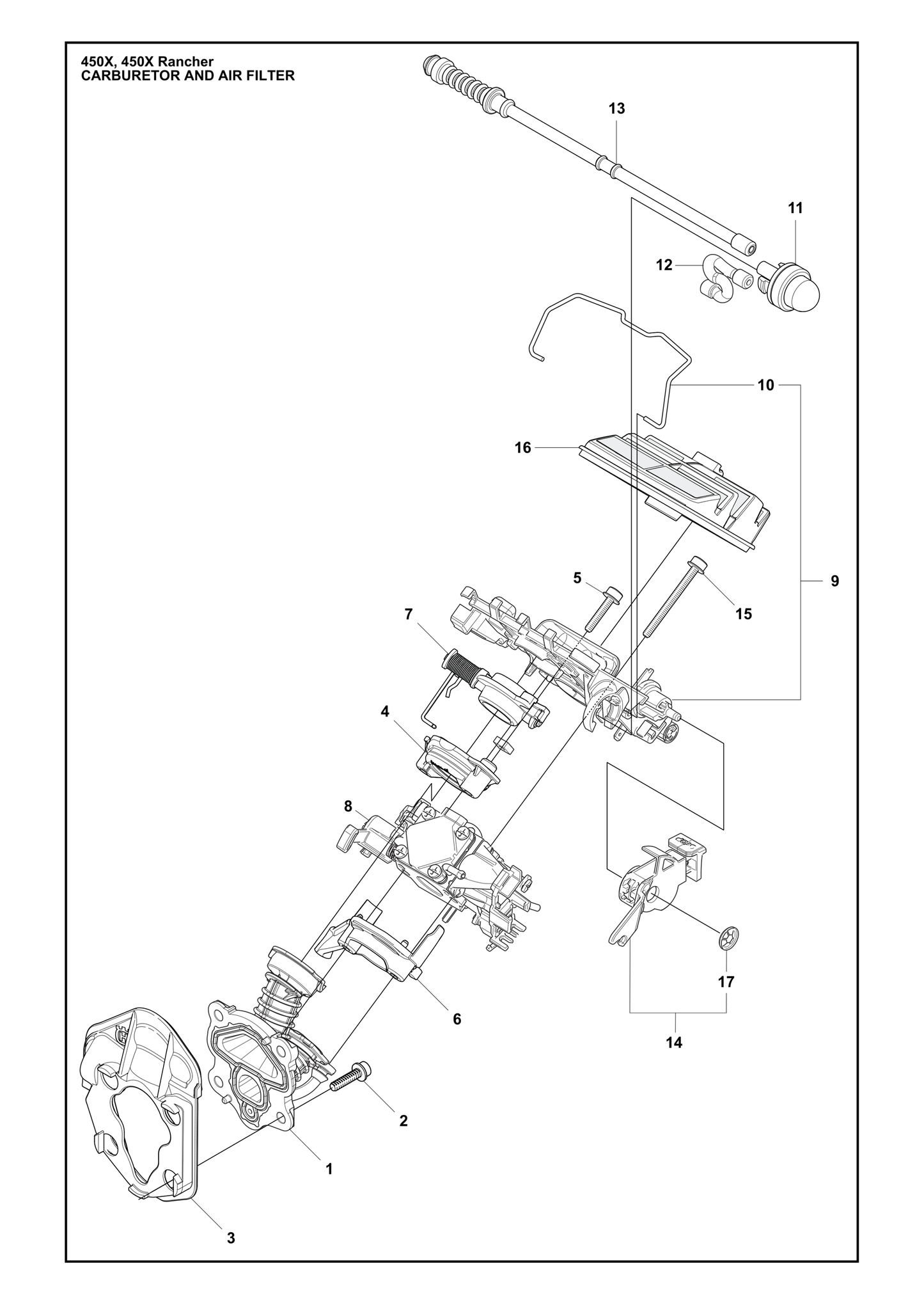Husqvarna 510269222 onderdelentekening - positie 15