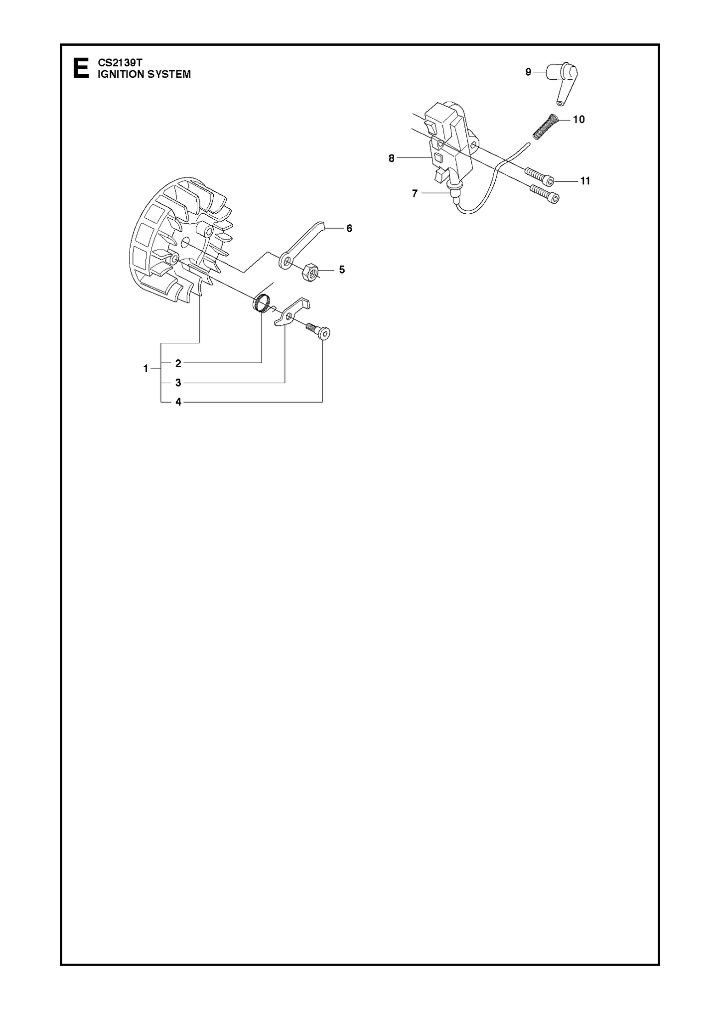 Husqvarna 503909802 onderdelentekening - positie 6